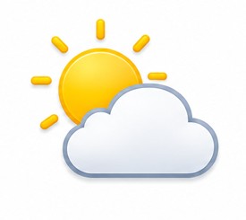 Mostly Sunny and Hot